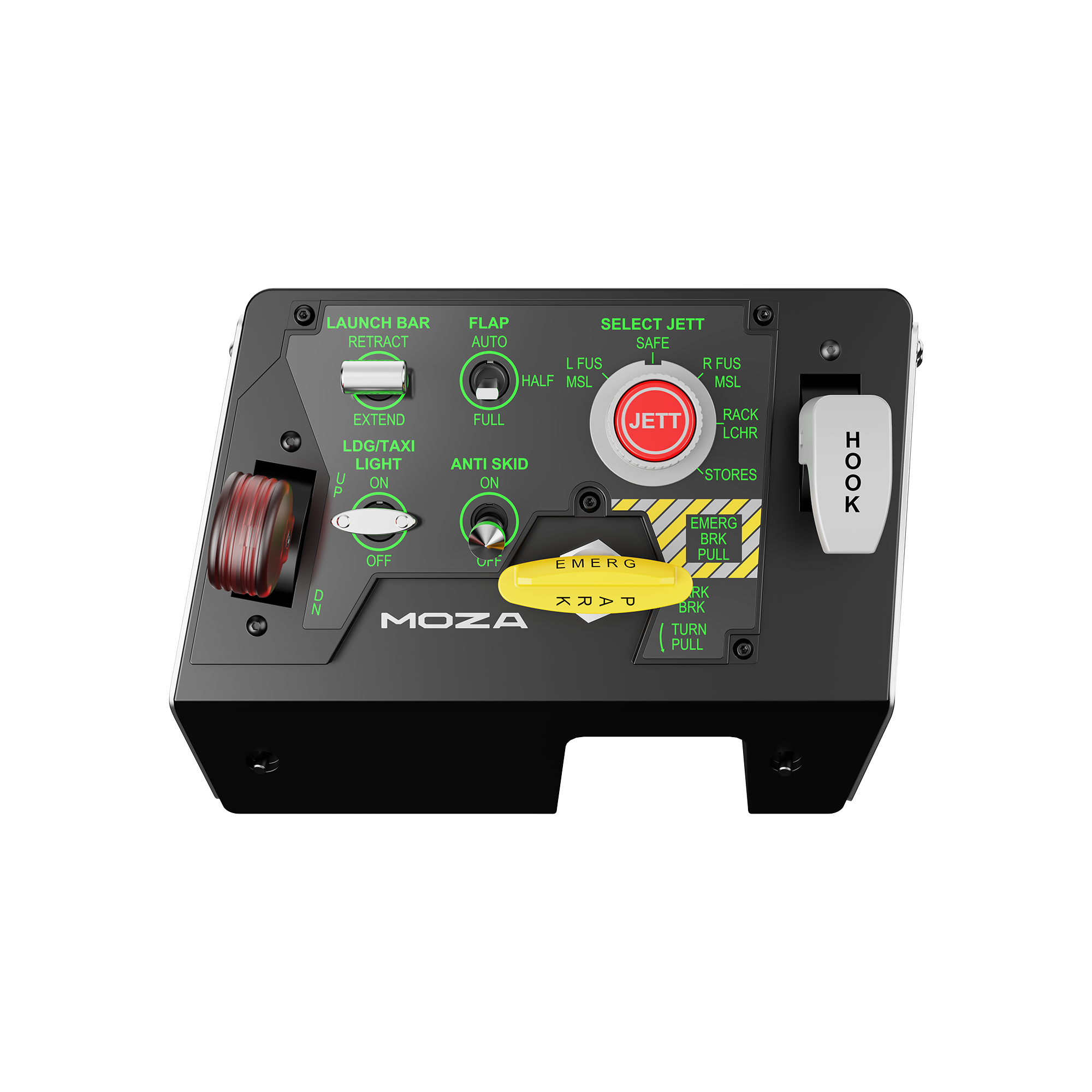 MONOGRAM セット MODULE MOZA MTLP Panel – High-Fidelity Flight Simulation Landing Panel