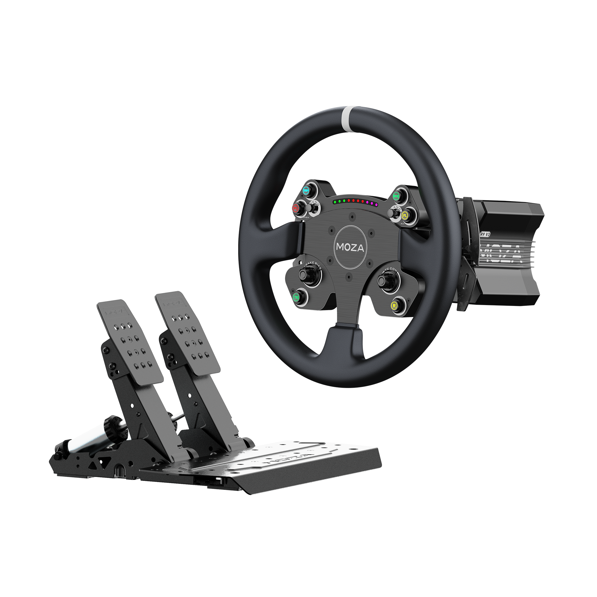 R9 V3 and CS V2P with SRP2 Bundle – MOZA Racing US