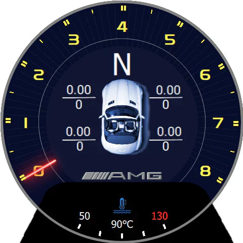Mercedez-AMG GT Dash