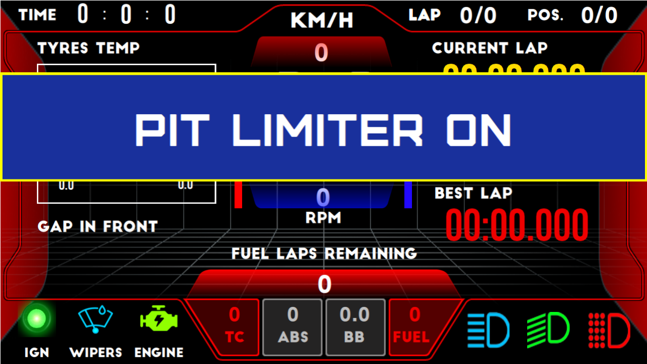 Virtual Motorheads - GT3 Dash