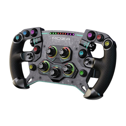 MOZA GS V2P GT Wheel | Leather GT Rim, 72 Inputs, Quad-Core MOZA GS V2P GT Wheel | Leather GT Rim, 72 Inputs, Quad-Core