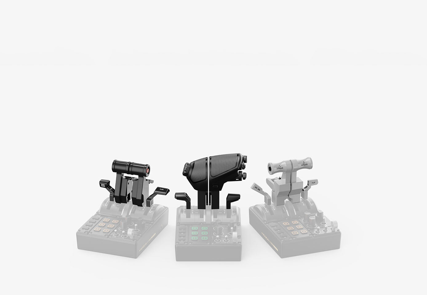 MOZA MTQ Throttle Quadrant | Modular Levers & Quad-Axis Precision