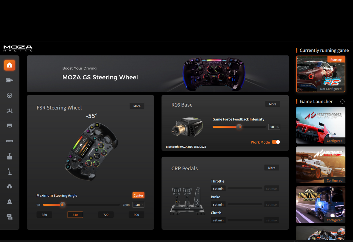 MOZA R16 V2 Direct Drive Wheel Base USA | 16Nm Torque FFB – MOZA Racing US