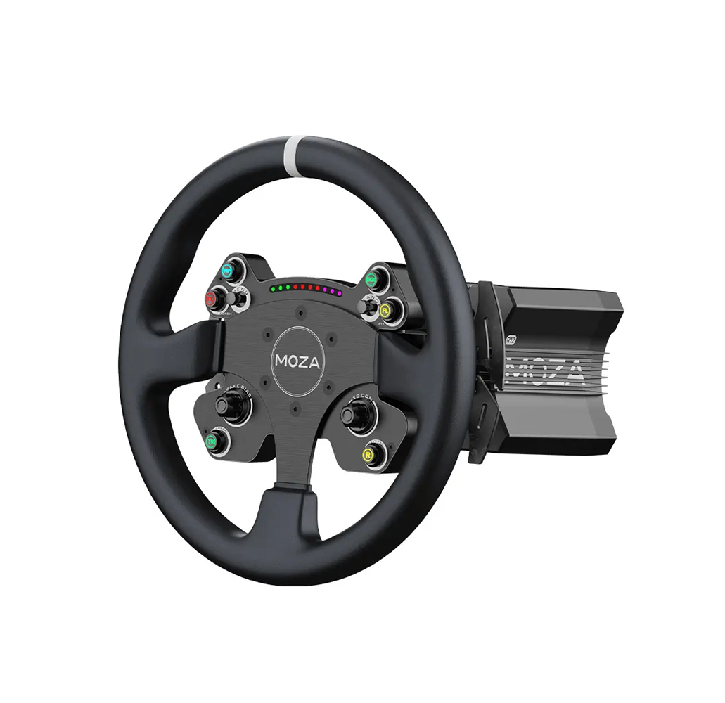 MOZA R12 CS Bundle – 12Nm Direct Drive Wheelbase & CS V2P Steering