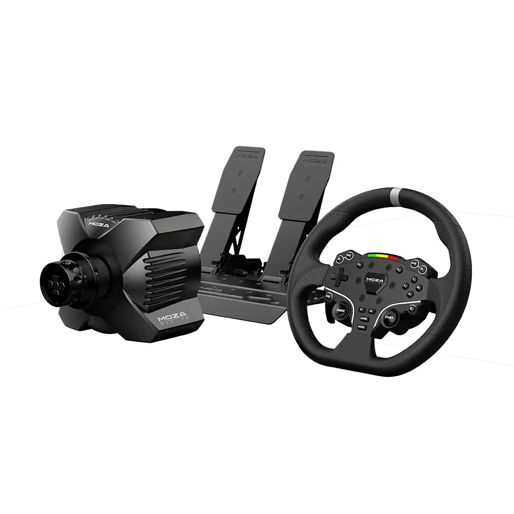 MOZA R3 Racing Wheel and Pedals for PC (Refurbished)