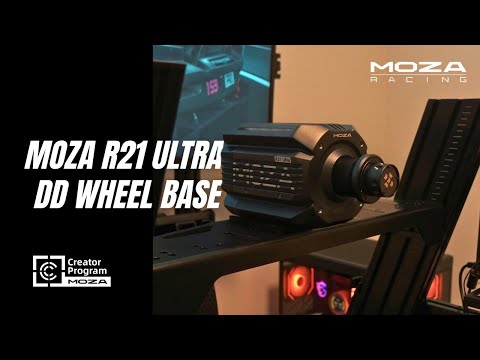 MOZA R21 Ultra Direct Drive Wheel Base – 21Nm Direct Drive for Sim