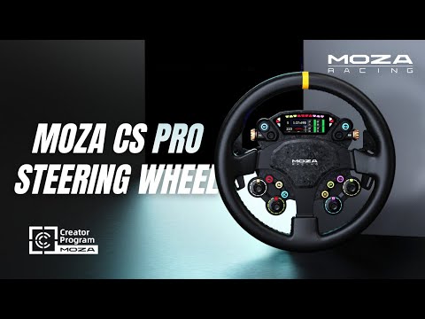 CS Pro Racing Wheel 325mm | Carbon Fiber Steering Wheel with HD