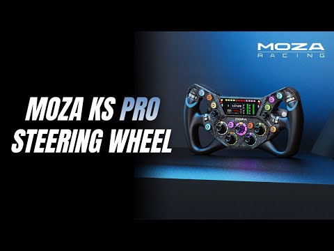 MOZA KS Pro Steering Wheel | 300mm Butterfly GT Wheel – MOZA Racing US