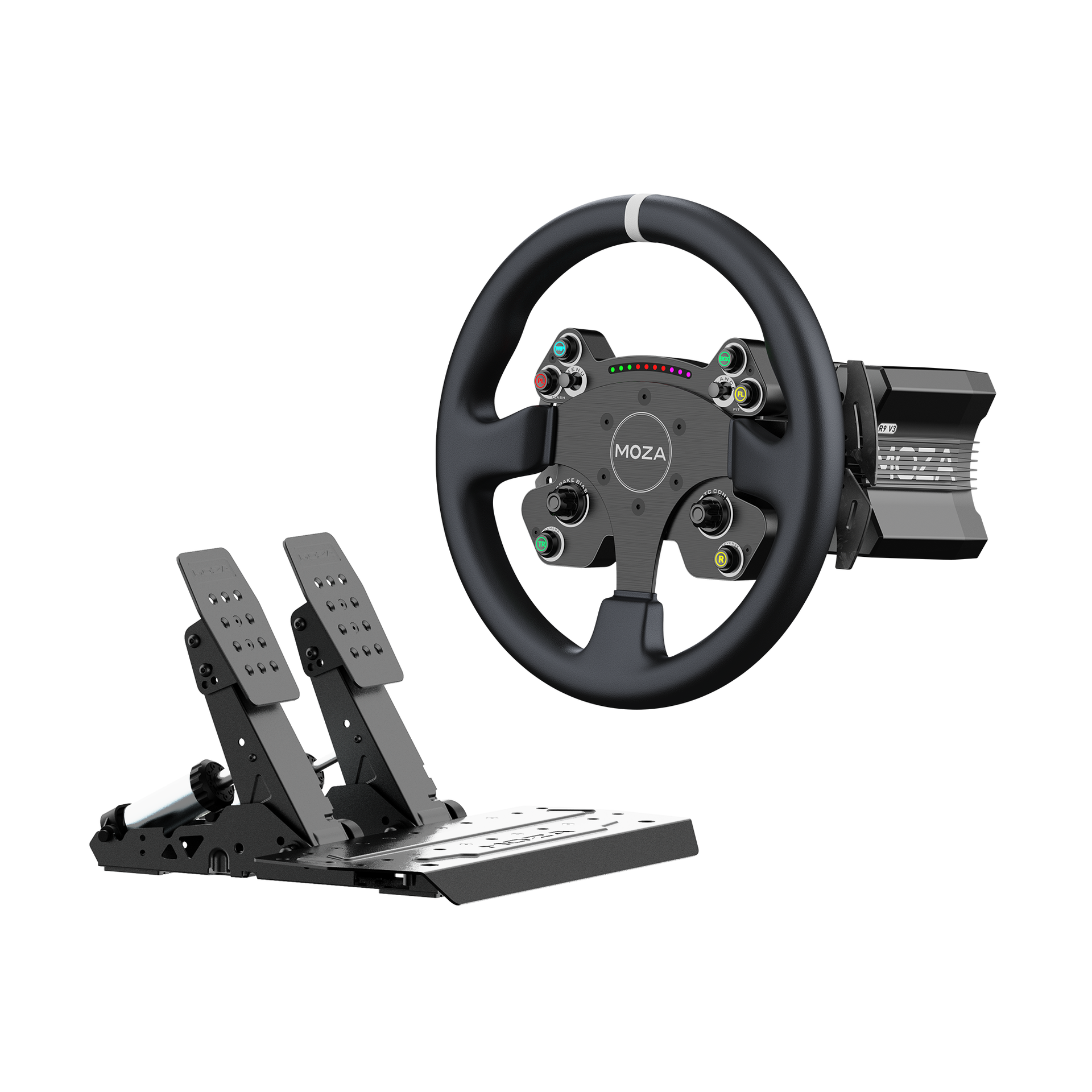 R9 V3 and CS V2P with SRP2 Bundle – MOZA Racing US